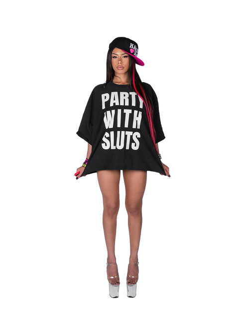 AFTER HOURS RAW EDGE OVERSIZED UNISEX T-SHIRT
