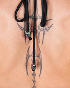 OBSIDIAN STAR HALTER TOP